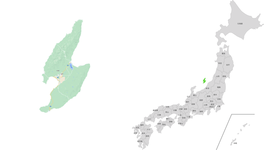 佐渡島地図