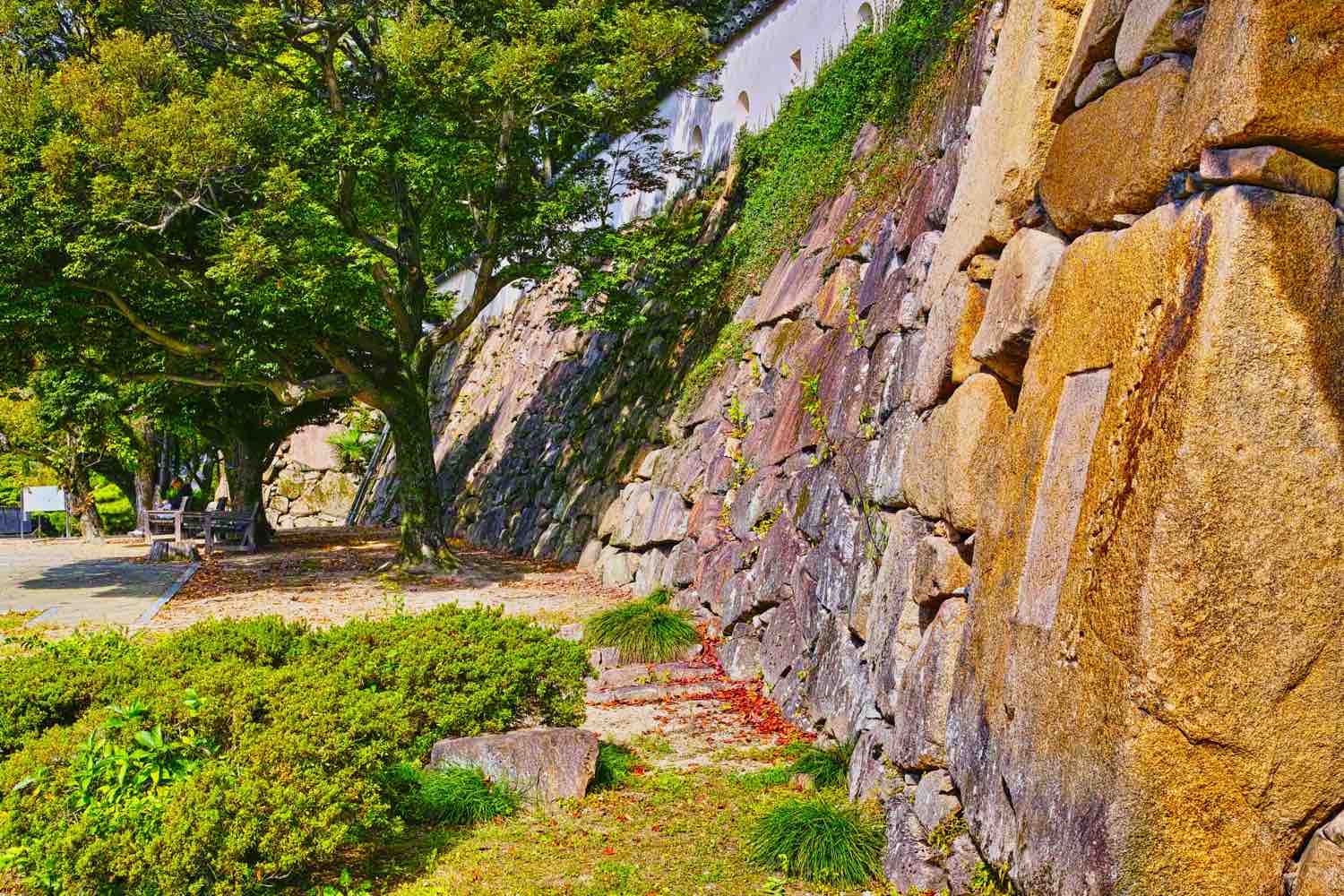 岡山城の石垣