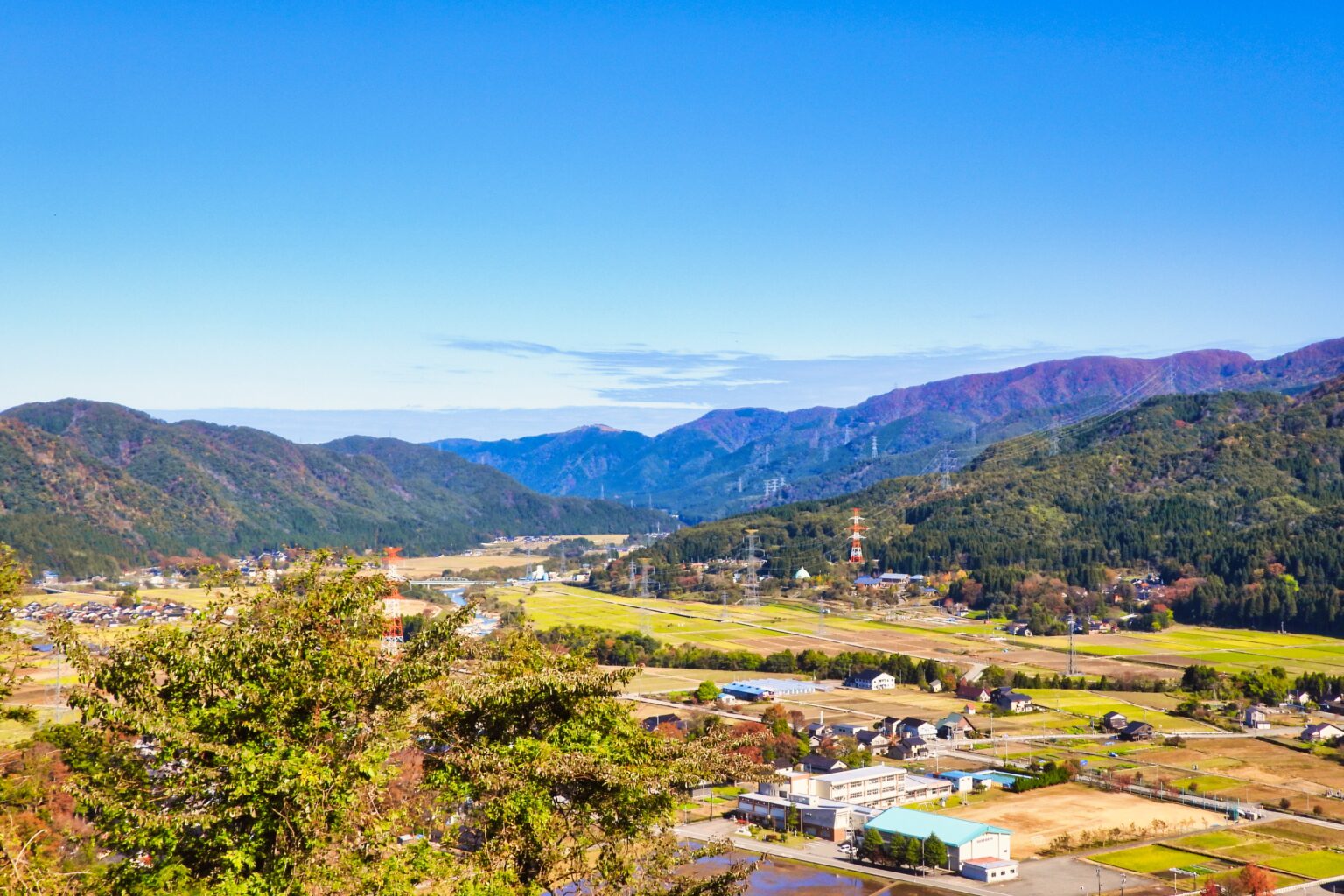 鳥越城跡から