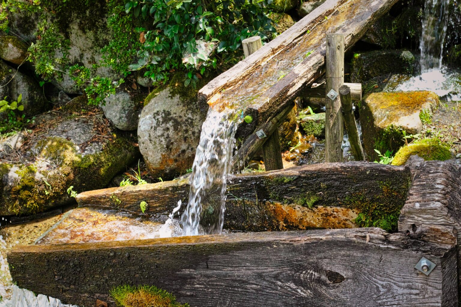 透明感のある水