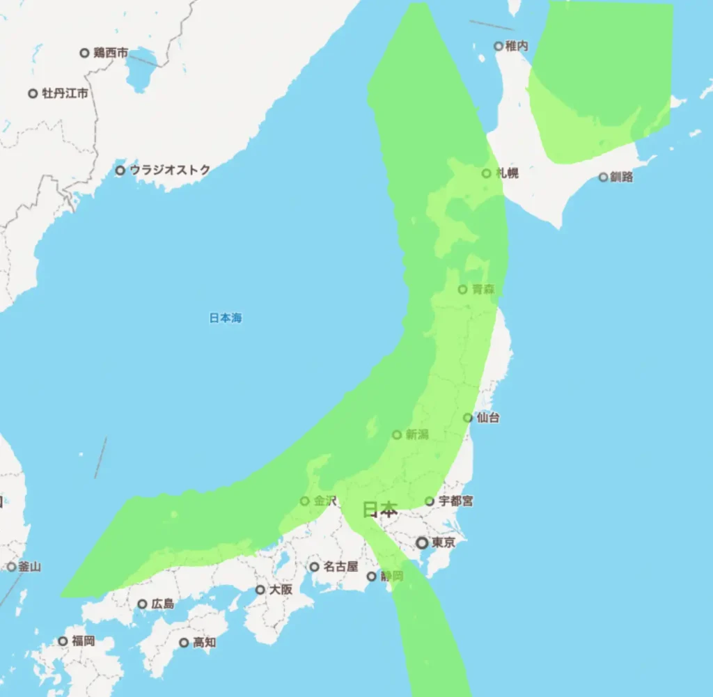 green tafu map