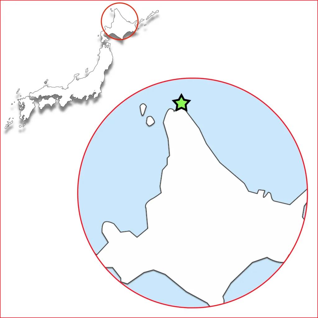 宗谷岬地図