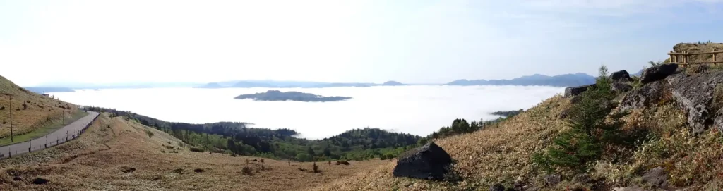 美幌峠から屈斜路湖 雲海