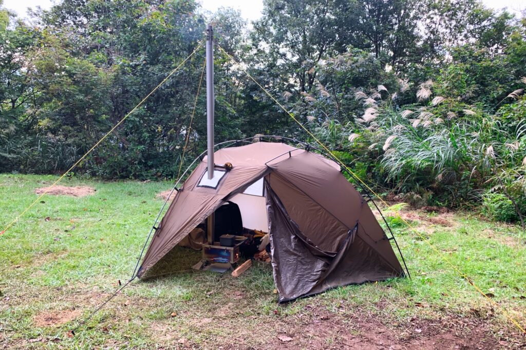 hot tent pomoly dune solo & wood stove