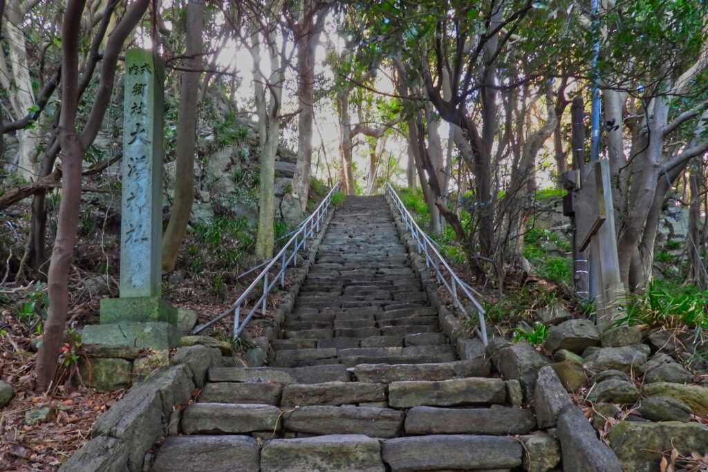 雄島 参道の階段