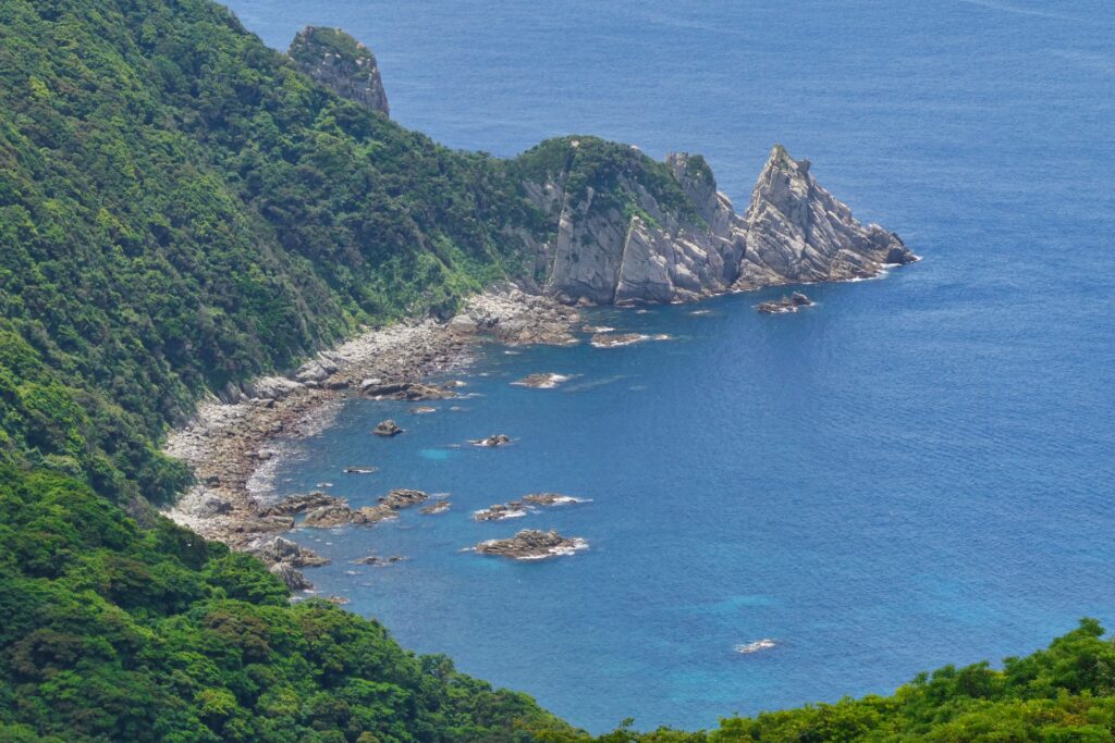 弓折牧場から釣掛埼