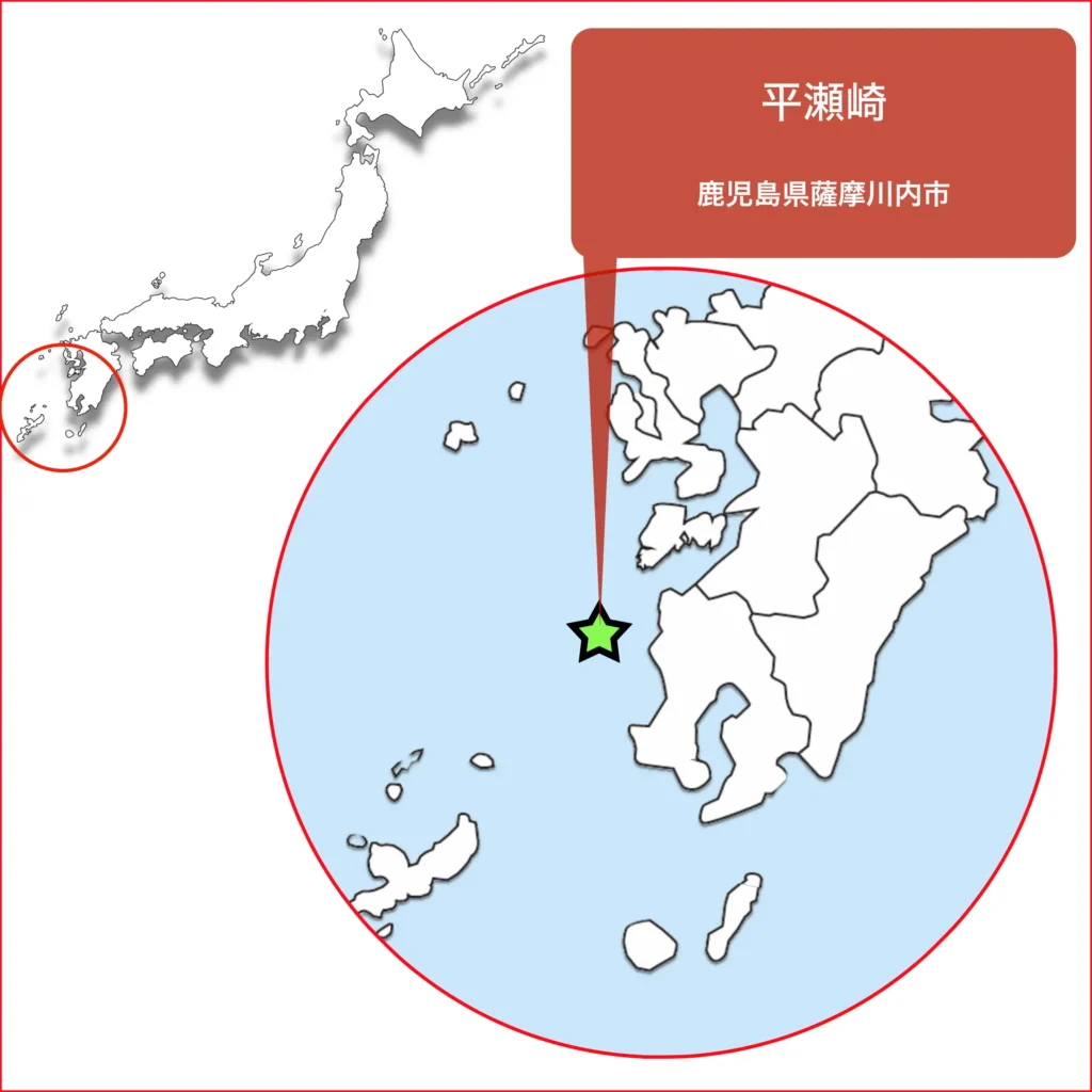 平瀬崎　地図