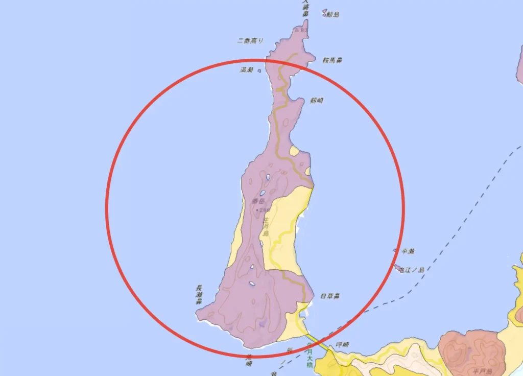 生月島地質図